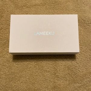LAMEEKU IPhone 12 PRO MAX Wallet Phone Case Beige & Gold